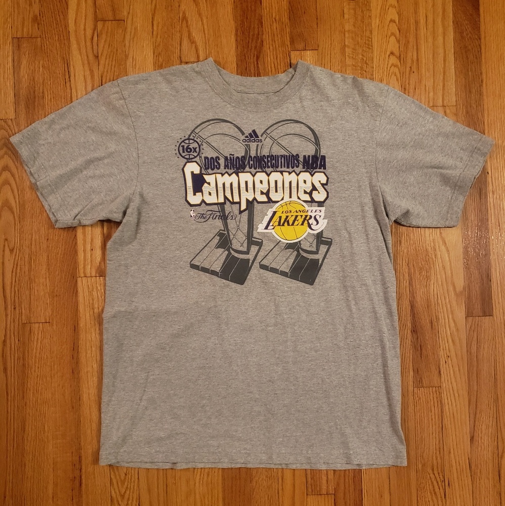 LA Lakers 2010 16x 2 years consecutive champs tee